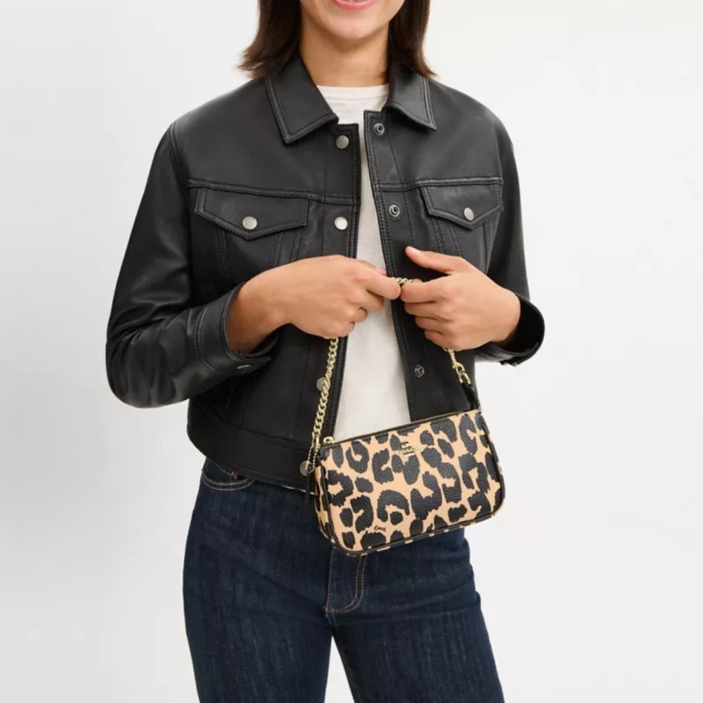 NWT！3PCS COACH Nolita 19 With Leopard Print（CBM66）fast shipping MOTHER DAY GIFT - Picture 14 of 15